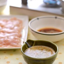 鶏しゃぶ用のたまご醤油たれ