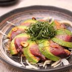 鰹とアボカドの和風カルパッチョ
