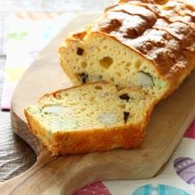 そらまめと生ハムとドライトマトのケークサレ
