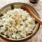 チーズと大葉の混ぜごはん