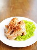 仕上げにかけるパン粉で揚げない★つけチキン