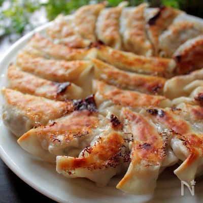 キャベツたっぷり我が家の餃子