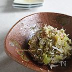 胡麻油薫る茄子としらすの梅和え