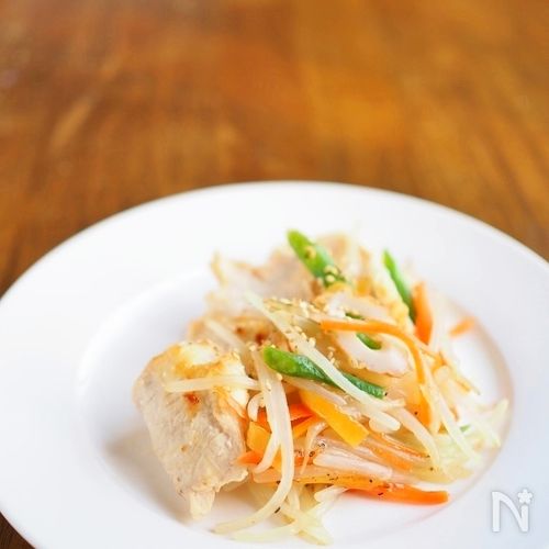 フライパン1つ★鶏胸肉ソテーの野菜あんかけ