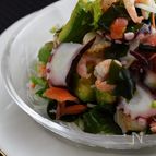 ごちそう海鮮サラダ・手作りドレッシングで