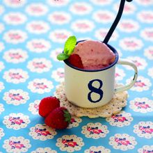 材料3種で簡単!苺のアイスクリーム☆