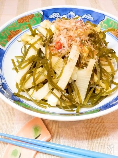 筍と切り昆布の煮物