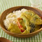 【ココナッツオイル】鶏肉と夏野菜のココナッツカレー