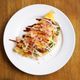野菜炒めを薄焼き卵で包んだ★お好み焼き風