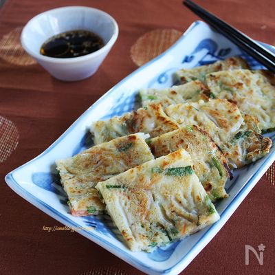 もやしたっぷり海鮮チヂミ