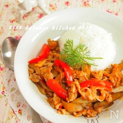 フライパン一つで!ごぼう入りポークチャップ