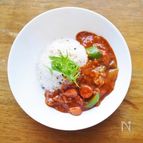 トマトジュースでジューシー★野菜たっぷりカレー