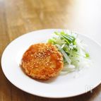 厚揚げで簡単!材料2つの豆腐ハンバーグ