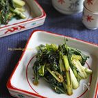 シャキシャキ小松菜の塩昆布漬け