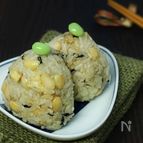 ひじきと大豆の炊きこみご飯。