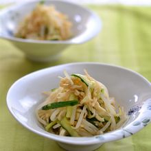 切り干し大根ともやしの酸味和え