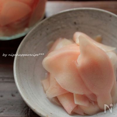 新生姜の甘酢漬け