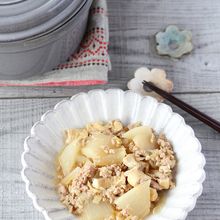 大根と油揚げのそぼろ煮