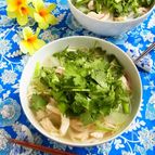 素麺で作る♪ 鶏ささみの簡単フォー
