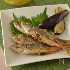 小あじの塩レモン唐揚げ