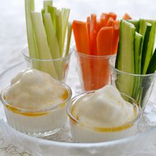 ふわふわ白だしディップ&野菜スティック