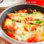 ピザ生地なし!簡単!目玉焼きピザ