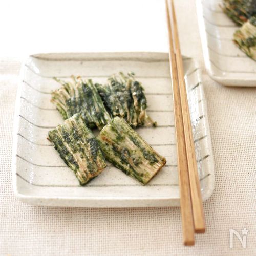 えのきだけの磯辺風味焼き
