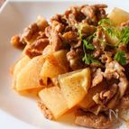 豚肉と大根の柚子胡椒ポン酢*チーズ炒め