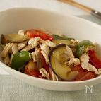 【ココナッツオイル】ささみと焼き野菜のマリネ