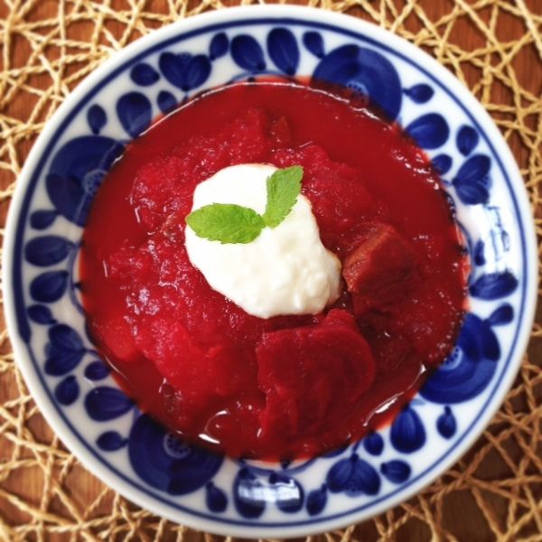 家族のボルシチのレシピ