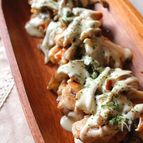チキンと舞茸のクリームチーズソース