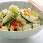 パリパリ浅漬けサラダ。