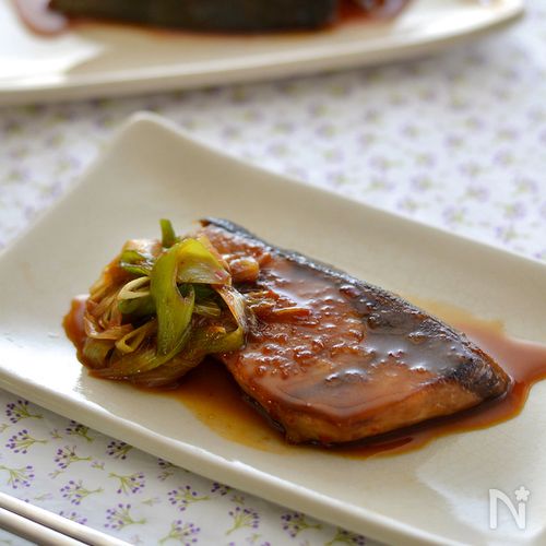 ブリの韓国風照り焼き