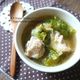 お腹に優しい♪チキンの生姜コンソメスープ