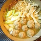 もちもち肉団子のポカポカ生姜味噌鍋