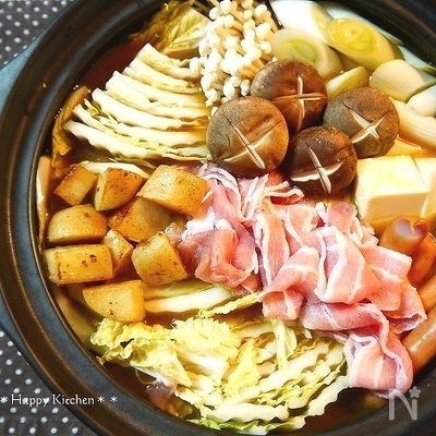カレールー不要♪めんつゆで簡単カレー鍋