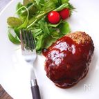 子供が喜ぶ♪チーズinカレーハンバーグ