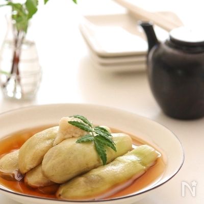 翡翠茄子のだし漬け