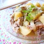 ほくほくじゃがいもと豚こま切れ肉の味噌バター煮
