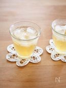 手作りジンジャーシロップでジンジャーエール