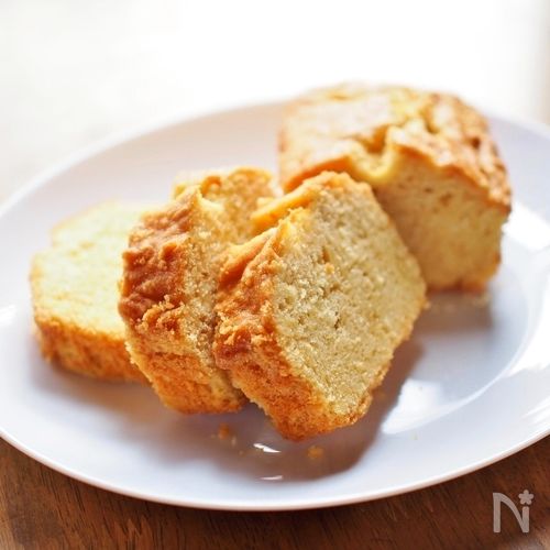 ふるいなし!混ぜていくだけ★米粉のパウンドケーキ