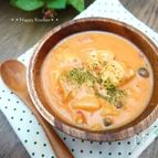キャベツとしめじのチキントマトクリームシチュー