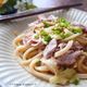 レンジでバターポン酢うどん柚子胡椒風味