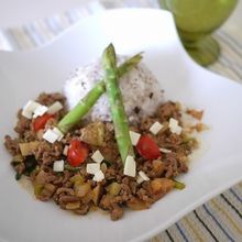 根菜のタコライス