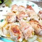 豚肉の白菜ロール【さっぱりポン酢がけ】