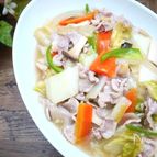 残り野菜♪白菜と豚肉で八宝菜風の塩炒め
