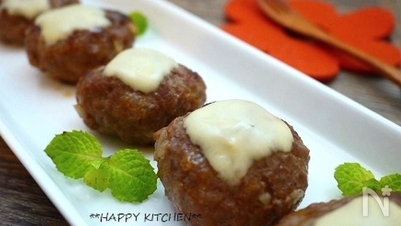 お弁当に ソースをかけなくてokなソース入りチーズハンバーグ By 奥田和美 たっきーママ レシピサイト Nadia ナディア プロの料理家のおいしいレシピ