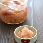 新生姜の万能らっきょう酢漬け(ガリ)