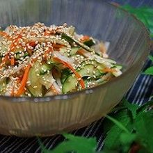 シャキシャキ野菜の胡麻風味