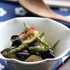茄子の辛味レモンマリネ